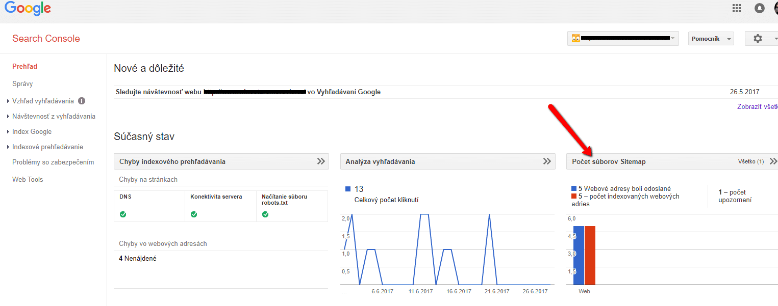 Ako vložiť súbor sitemap