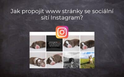 Jak propojit www stránky se sociální sítí Instagram?