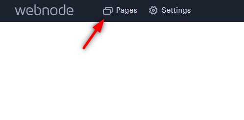 Ako pridať web do Google The Pages section in Webnode