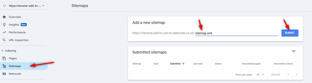 Ako vložiť súbor sitemap Sitemap – Google Search Console