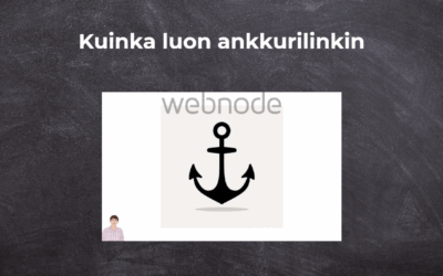 Kuinka luon ankkurilinkin