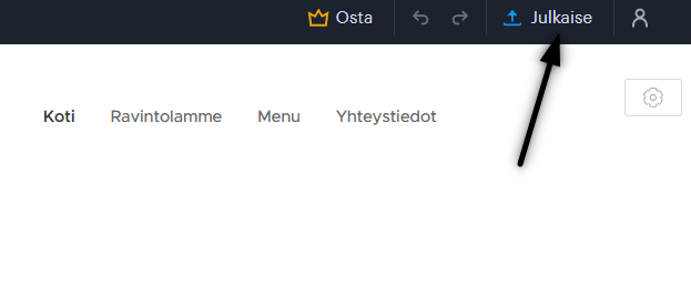 Julkaise verkkosivusto