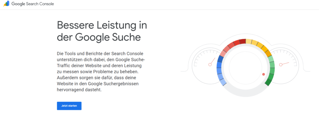 Google Search Console – Jetzt klicken