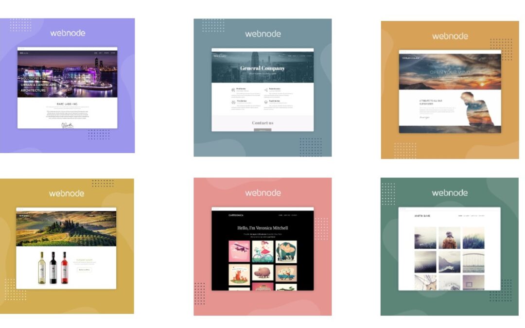 6 most popular Webnode templates in 2022
