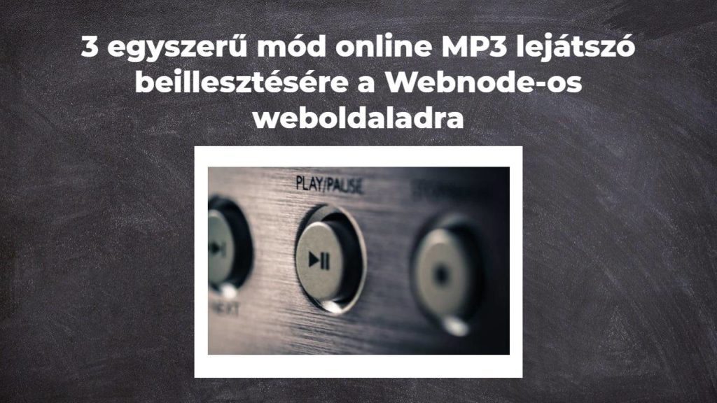 MP3 lejátszó