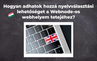 Hogyan adhatok hozzá nyelvválasztási lehetőséget a Webnode-os webhelyem tetejéhez?