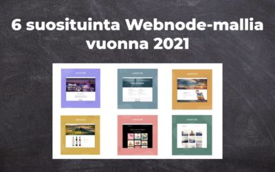 6 suosituinta Webnode-mallia vuonna 2021
