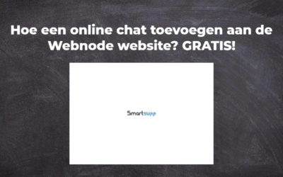 Hoe een online chat toevoegen aan de Webnode website? GRATIS!