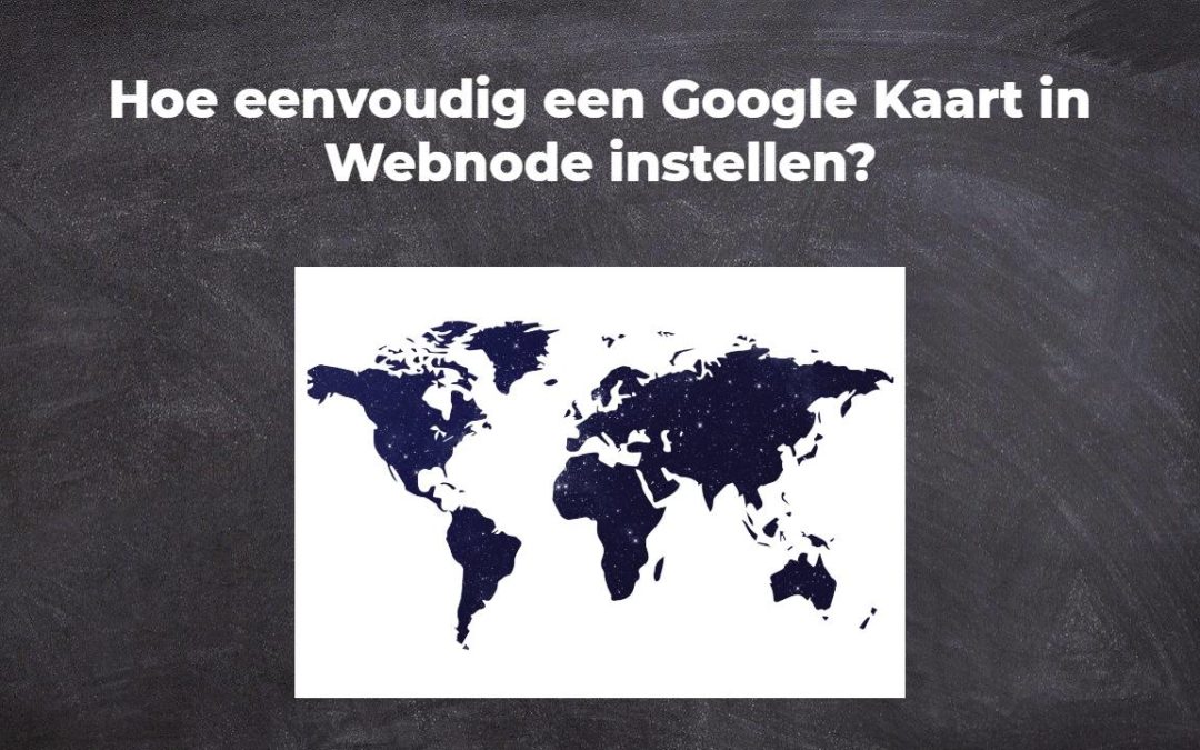 Hoe eenvoudig een Google Kaart in Webnode instellen?