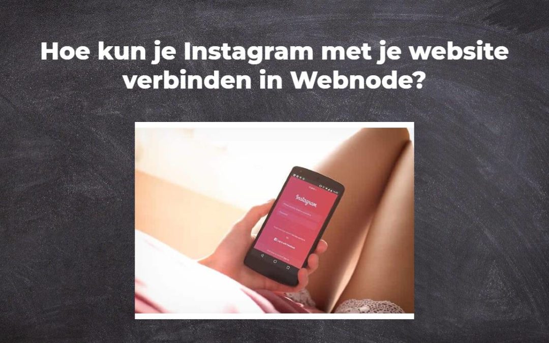 Hoe kun je Instagram met je website verbinden in Webnode?