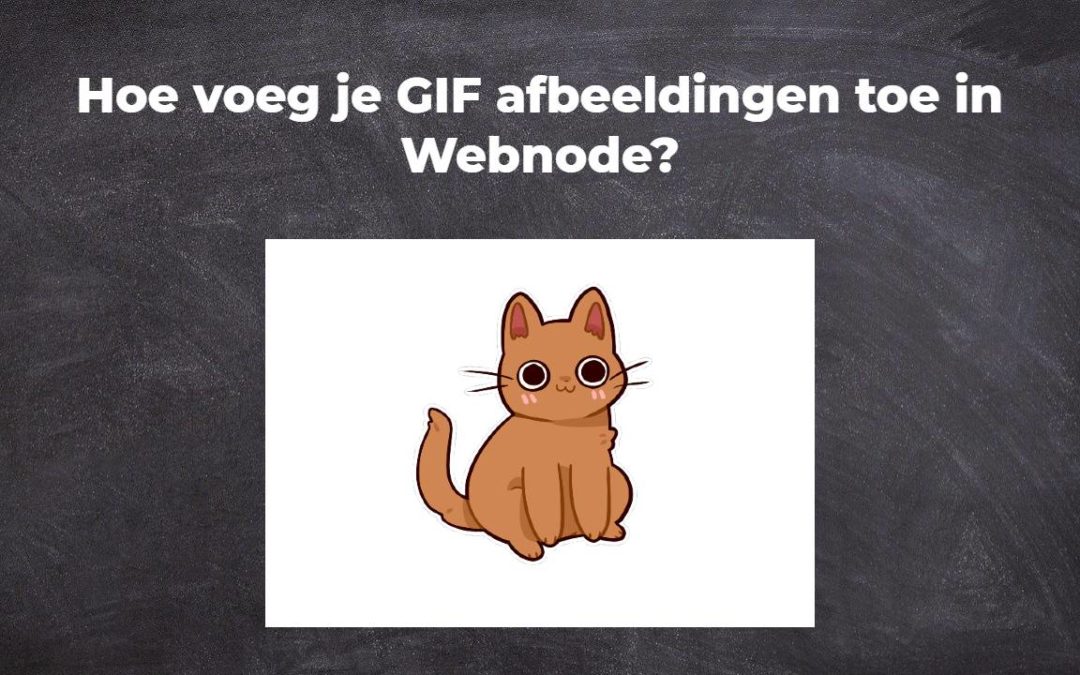 Hoe voeg je GIF afbeeldingen toe in Webnode?