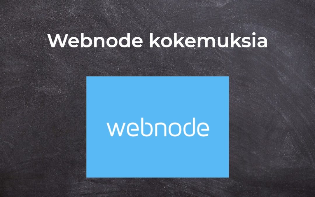 Webnode kokemuksia