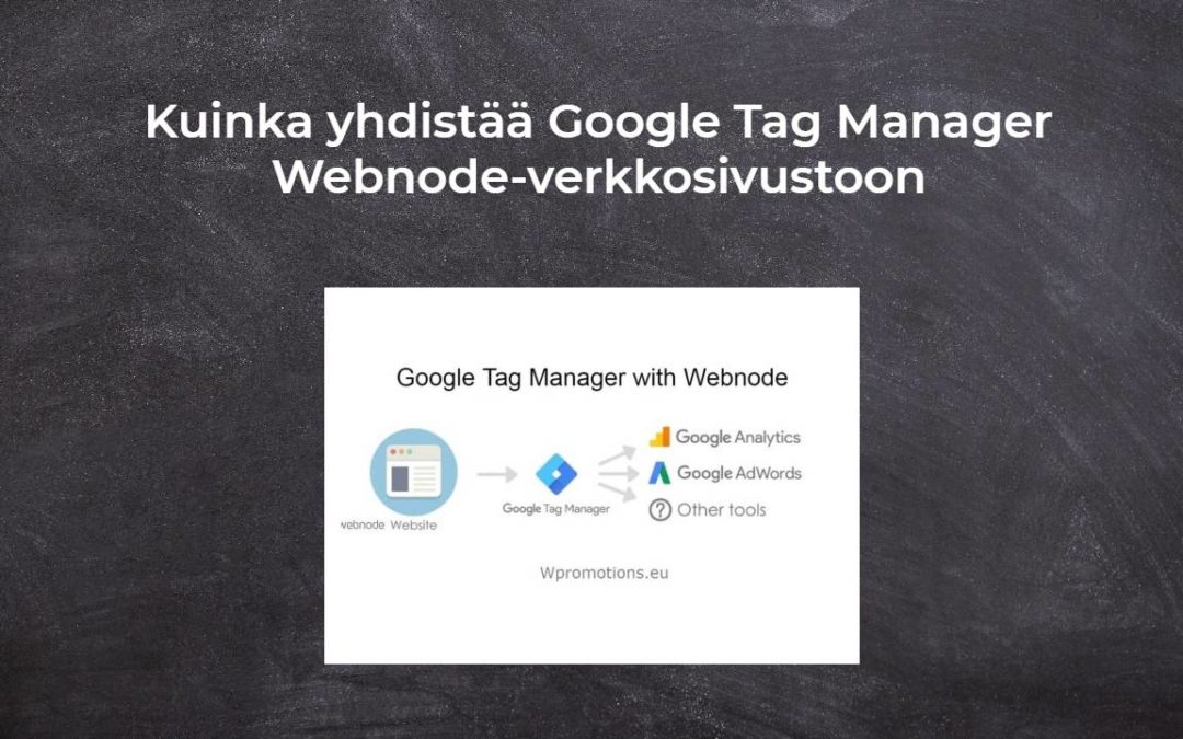 Kuinka yhdistää Google Tag Manager Webnode-verkkosivustoon