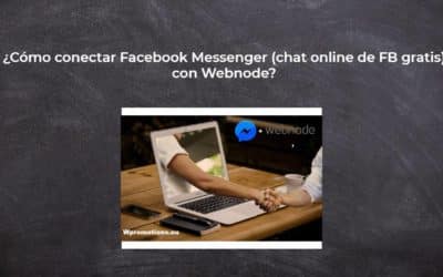 ¿Cómo conectar Facebook Messenger (chat online de FB gratis) con Webnode?
