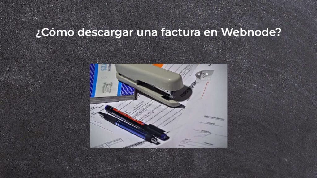¿Cómo descargar una factura en Webnode?