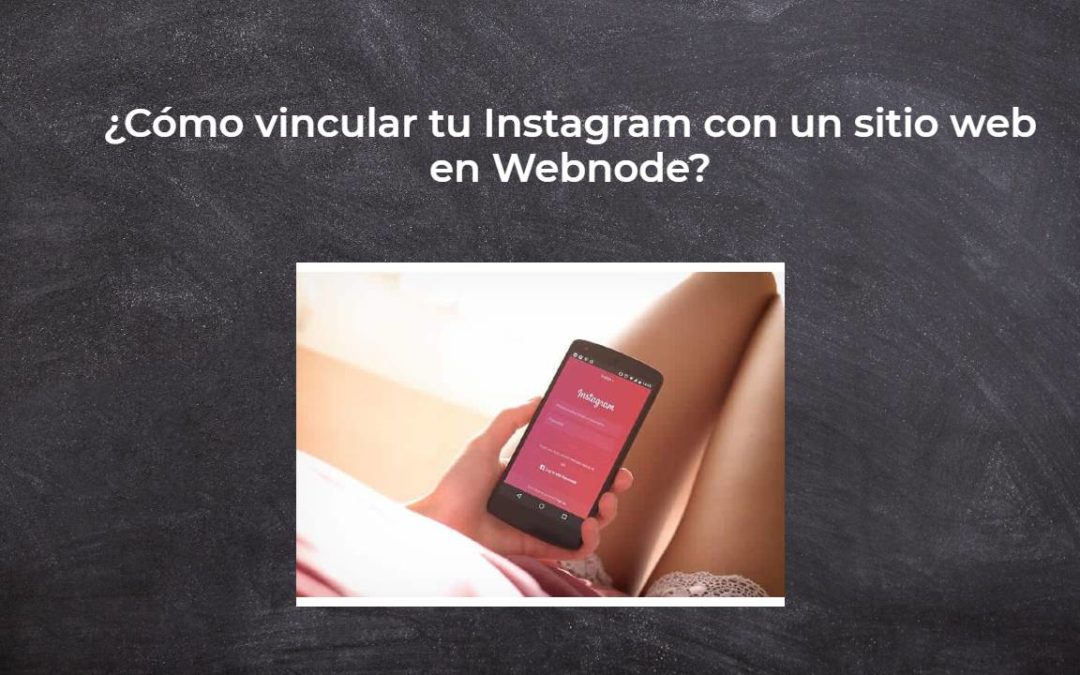 ¿Cómo vincular tu Instagram con un sitio web en Webnode?