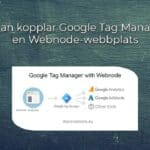 Hur man kopplar Google Tag Manager till en Webnode-webbplats
