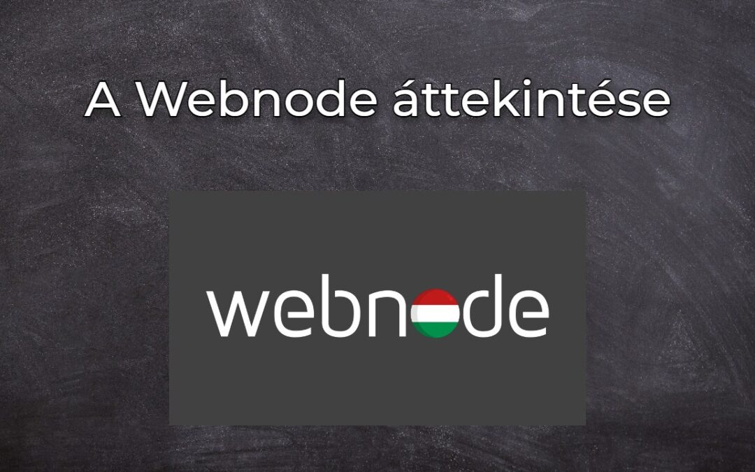 🚀 Webnode áttekintés