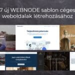 7 új WEBNODE sablon céges weboldalak létrehozásához
