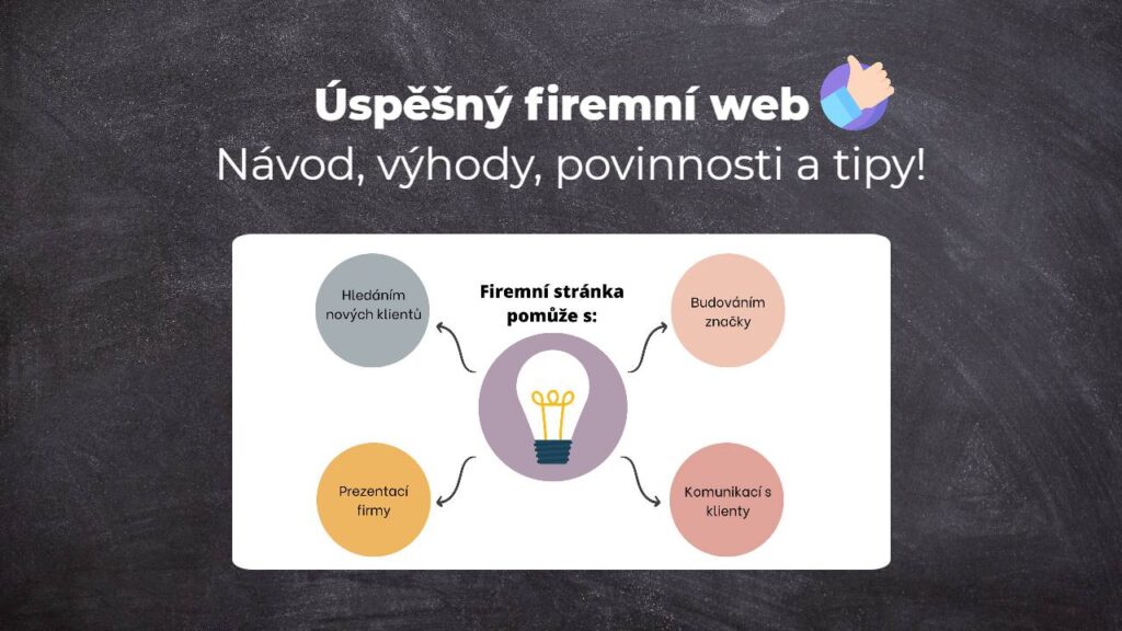 Úspěšný firemní web – návod, výhody, povinnosti a tipy!