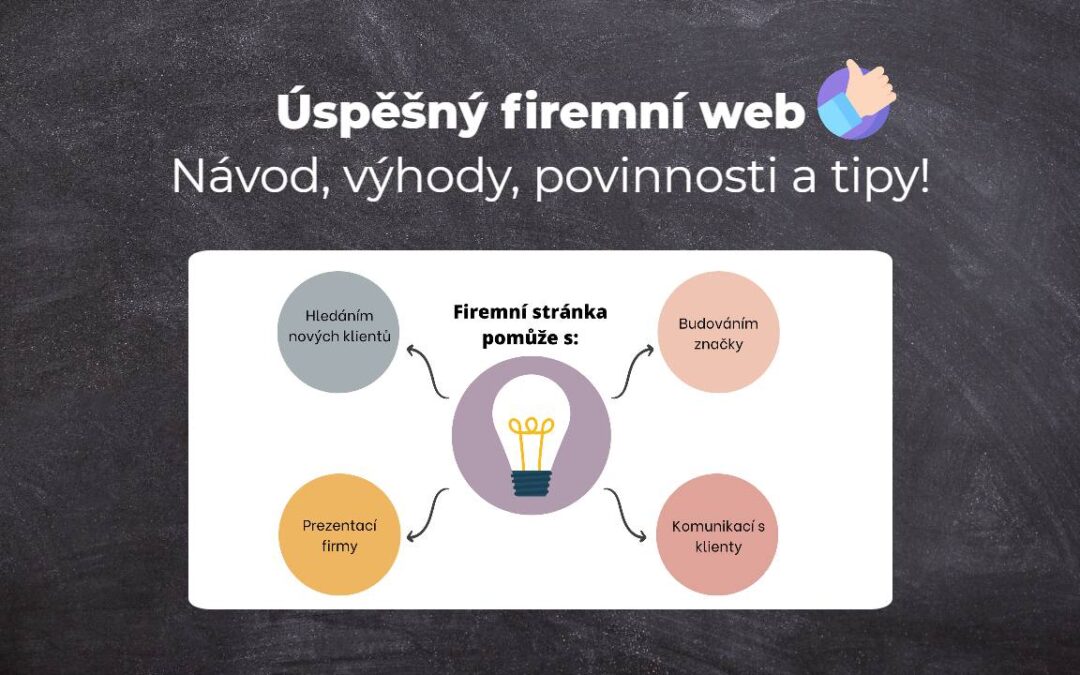 Úspěšný firemní web – návod, výhody, povinnosti a tipy!