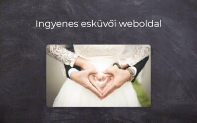 Ingyenes esküvői weboldal