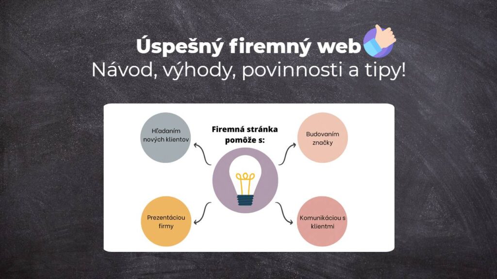 Úspešný firemný web - návod ako vytvoriť web pre firmy svojpomocne