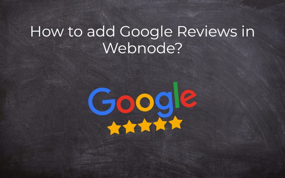 How to add Google Reviews in Webnode?
