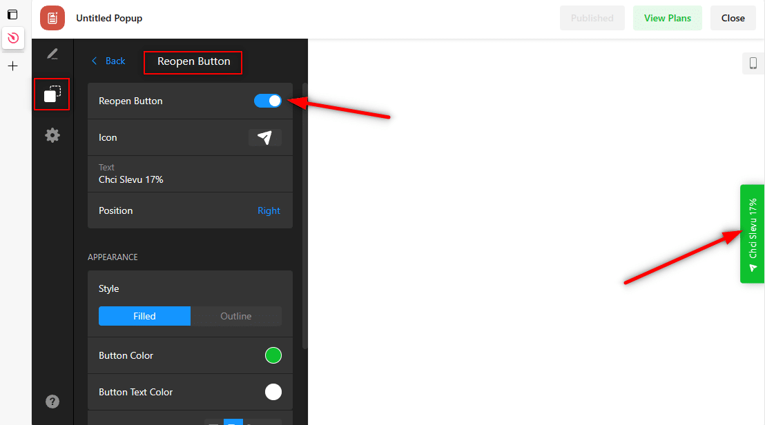 Wpromotions TIP - Reopen button