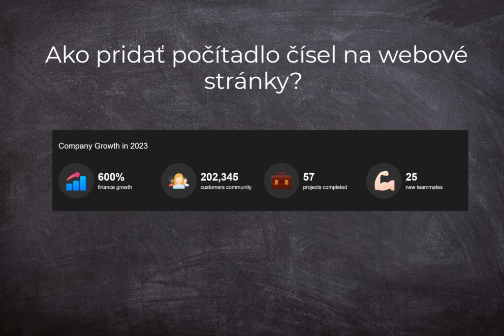 Ako pridať počítadlo čísel na webové stránky?