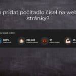 Ako pridať počítadlo čísel na webové stránky?