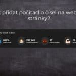 Jak přidat počítadlo čísel na webové stránky?