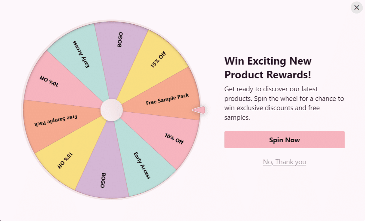 How to add spinning wheel to website?
