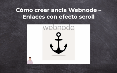Cómo crear ancla Webnode – Enlaces con efecto scroll
