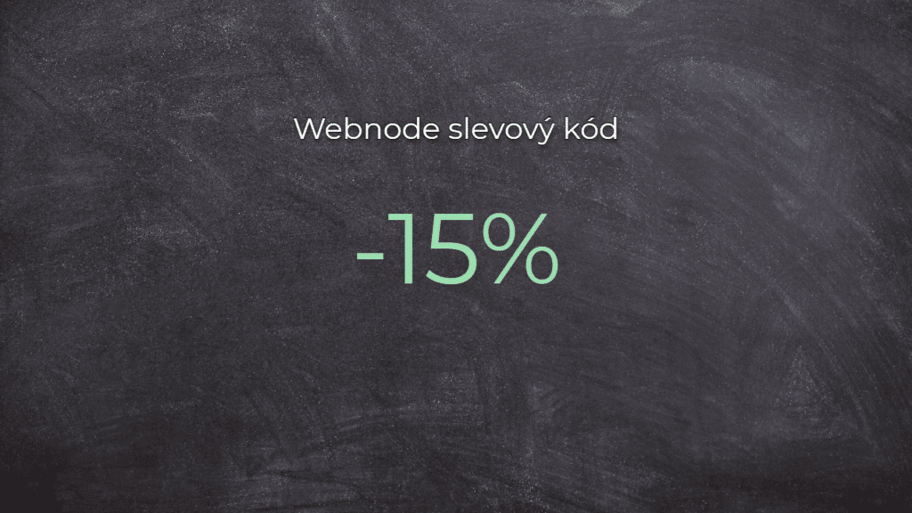 Webnode slevový kód 2026 – 15 % sleva na Premium balíčky