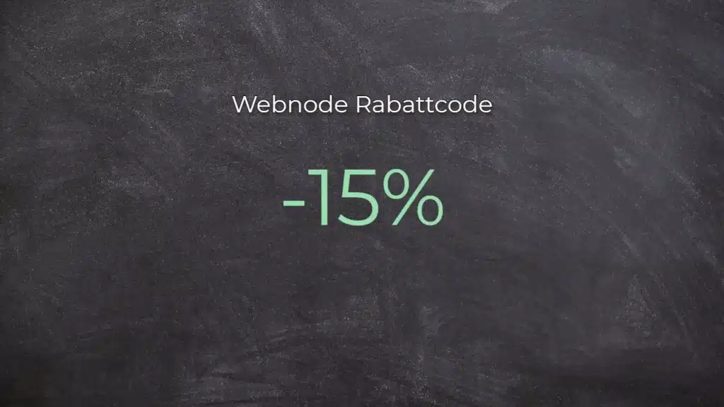 Webnode Aktionscode