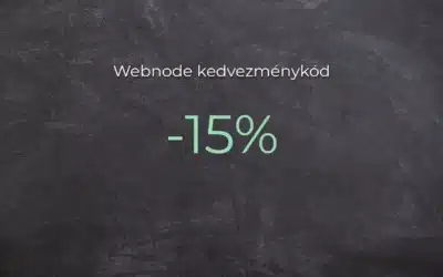 Webnode kedvezménykód 2026 – Spórolj 15%-ot a Premium csomagon még ma