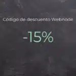 Código de descuento Webnode