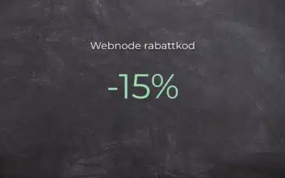 Webnode rabattkod 2026 – Få 15 % rabatt på Premium-planen idag